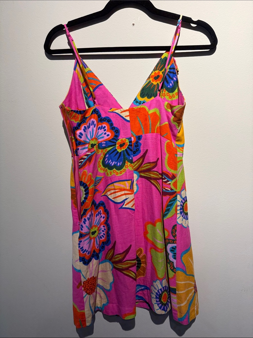 FARM Rio Pink Full Garden Mini Dress - Picture 6 of 9